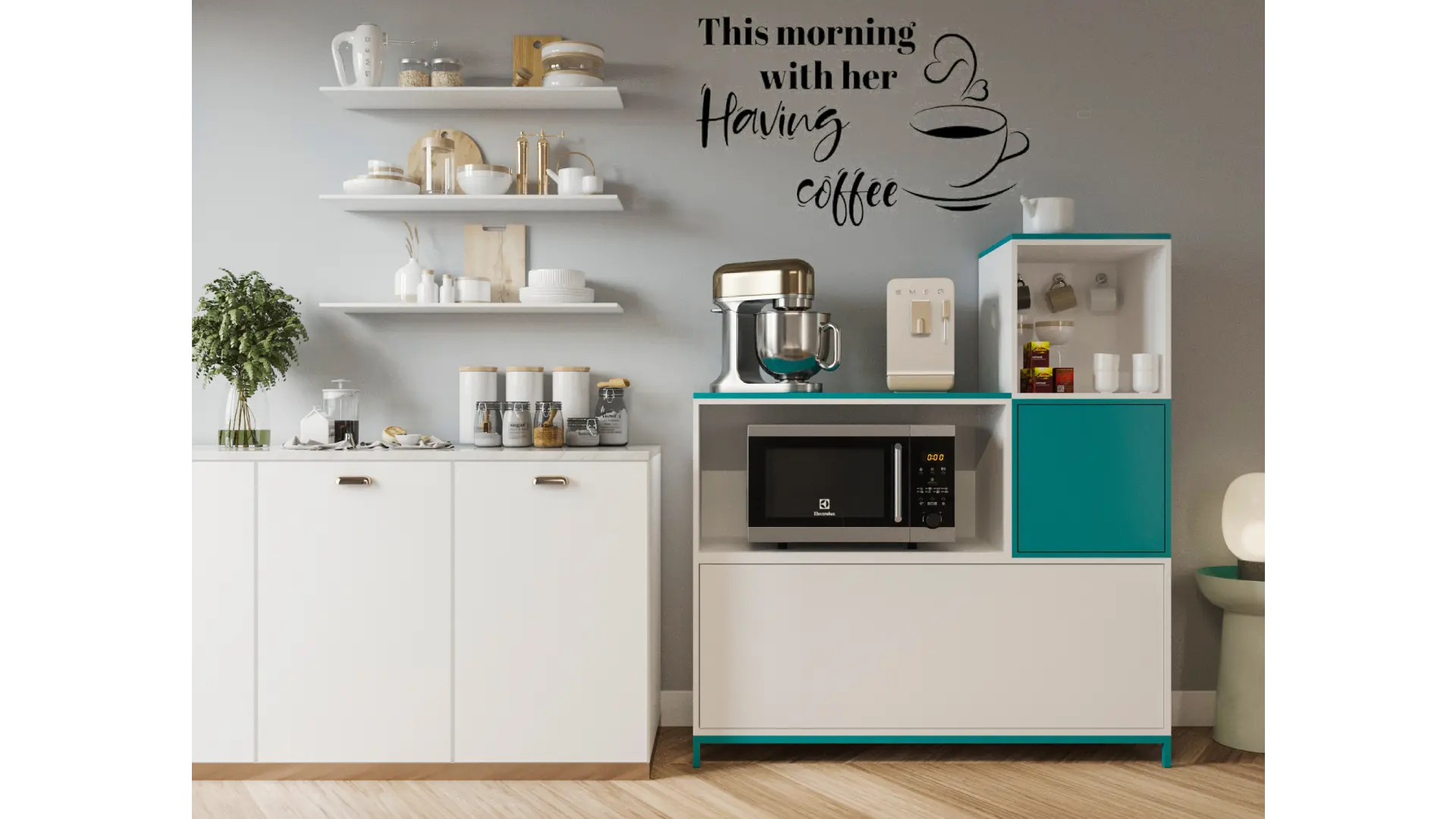 cucina setup